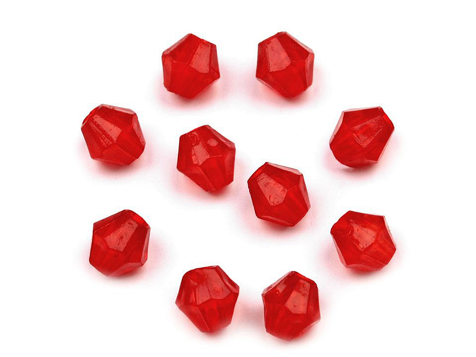 Acrylperlen dopppelkegel / bicone  4x4 mm - Pink (20 Gramm)