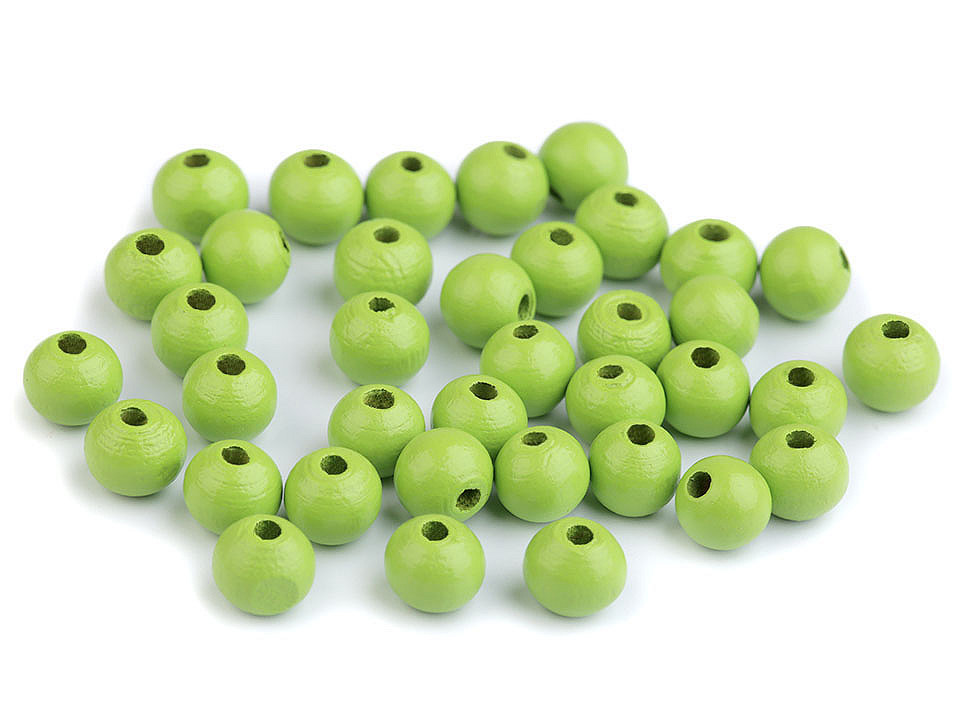 Holzperlen ø8 mm - Lila violett (500 Gramm)