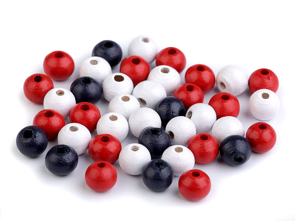 Holzperlen ø8 mm - Lila violett (500 Gramm)