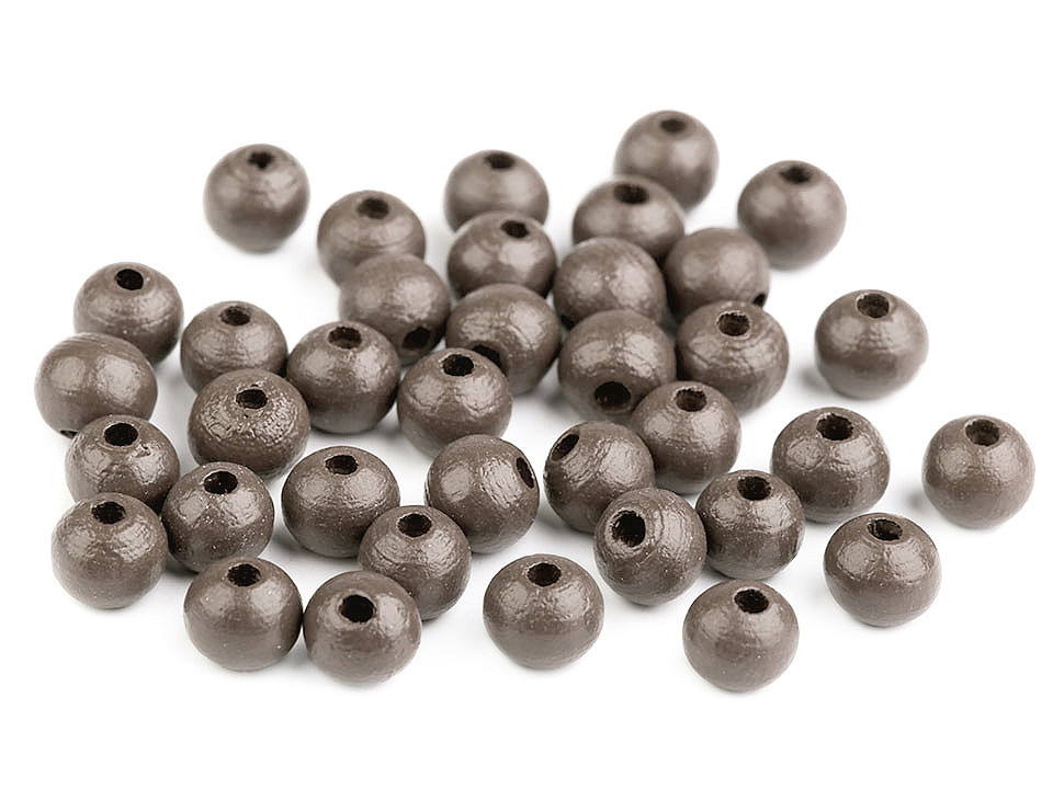 Holzperlen ø8 mm - Lila violett (500 Gramm)