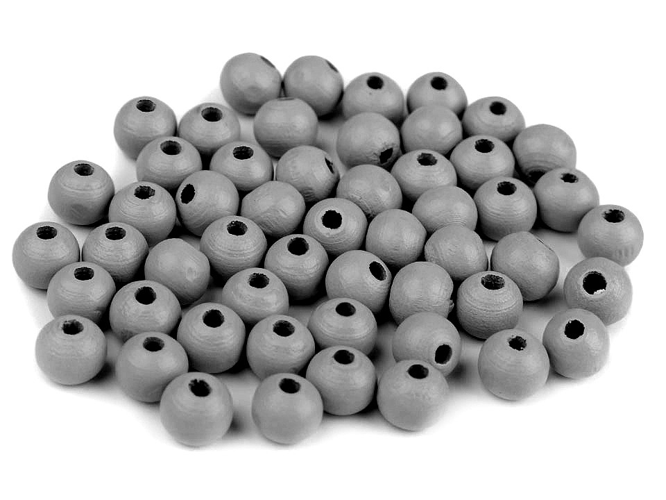 Holzperlen ø8 mm - Lila violett (500 Gramm)