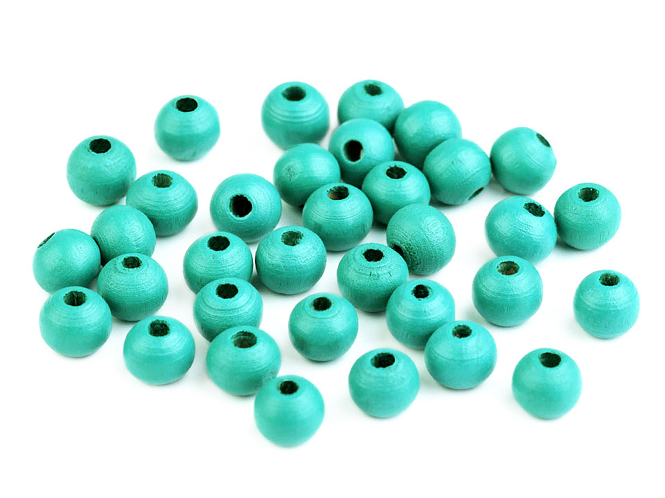 Holzperlen ø8 mm - Lila violett (500 Gramm)