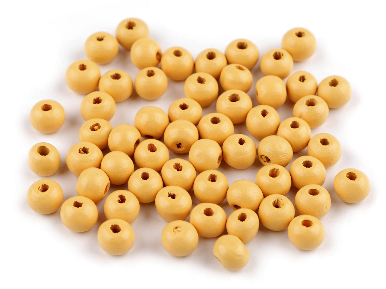 Holzperlen ø8 mm - Lila violett (500 Gramm)