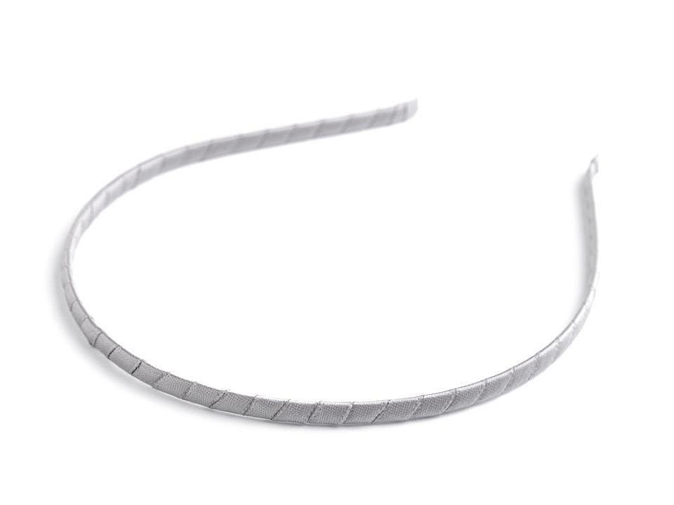 Satin haarreif - Silber (50 Stücke)