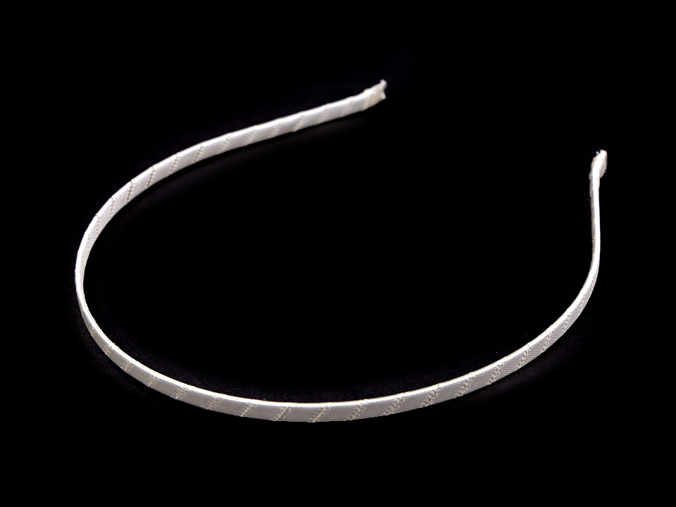 Satin haarreif - Silber (50 Stücke)