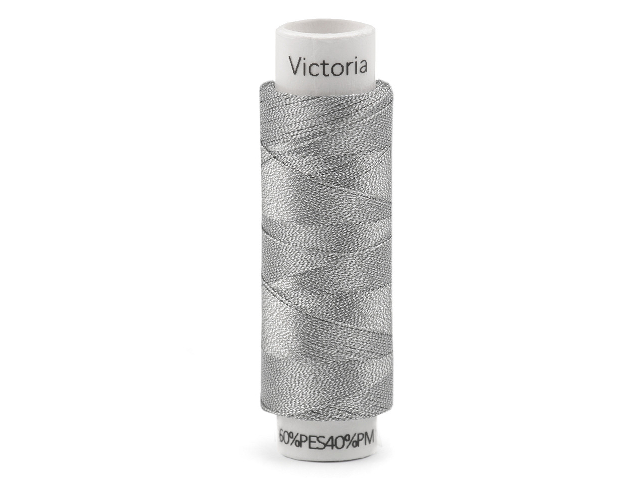 Metallische garne victoria; 100 m - Silber (10 Stücke)
