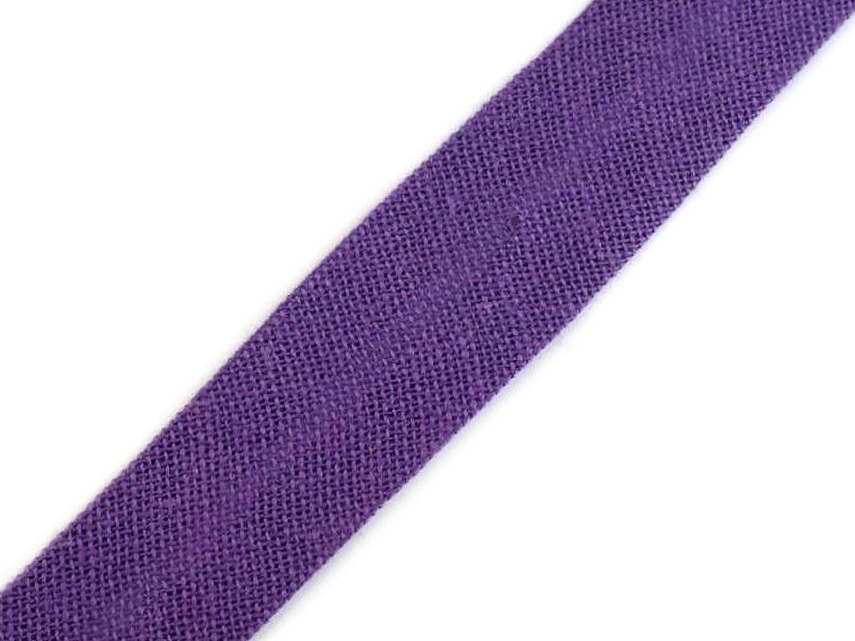 Schrägband baumwolle breite 14 mm gefalzt - Grau (25 Meter)