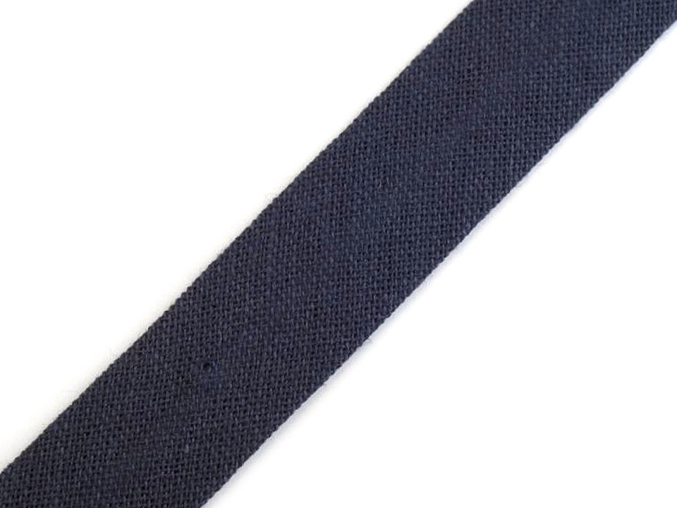 Schrägband baumwolle breite 14 mm gefalzt - Grau (25 Meter)