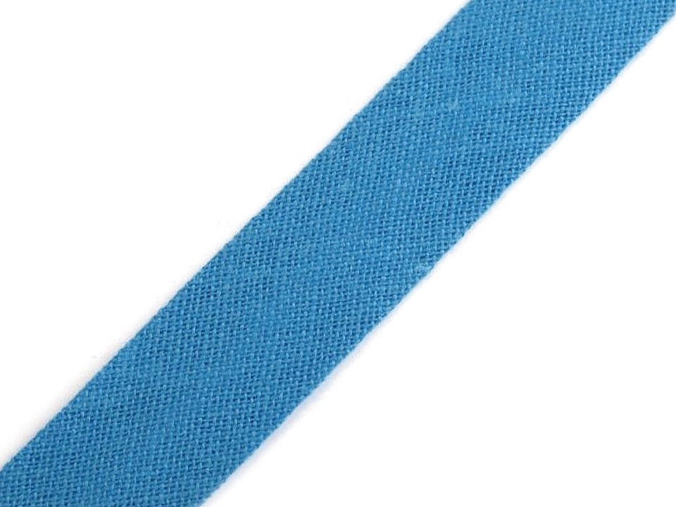 Schrägband baumwolle breite 14 mm gefalzt - Grau (25 Meter)