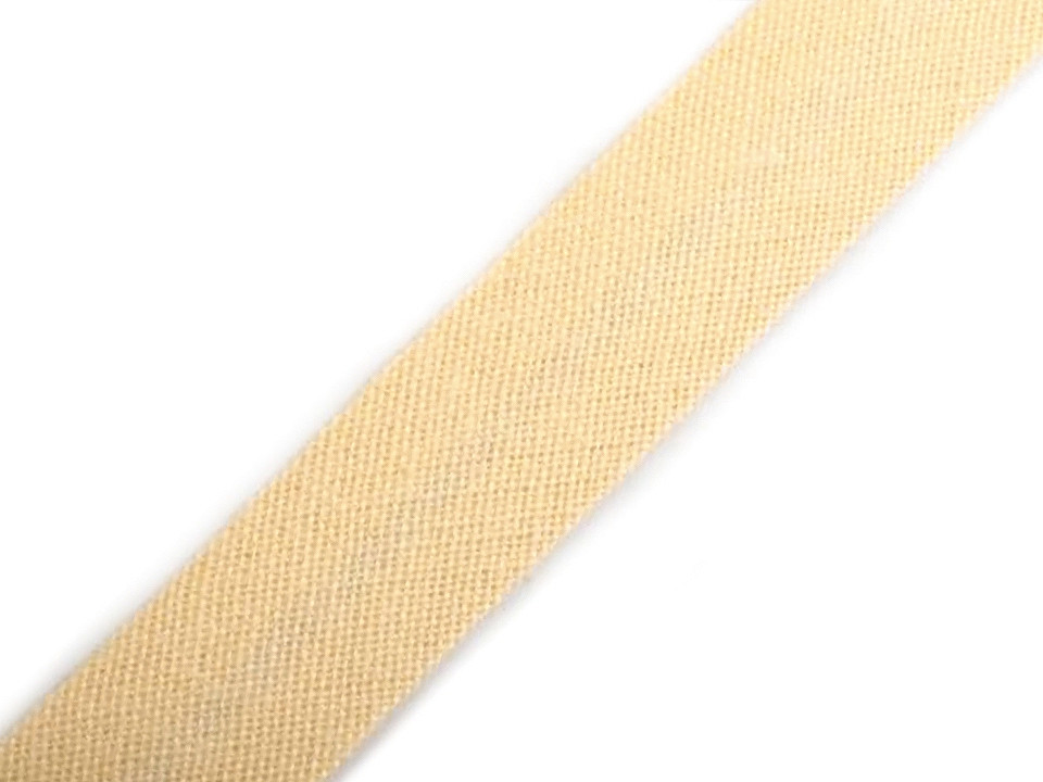 Schrägband baumwolle breite 14 mm gefalzt - Grau (25 Meter)