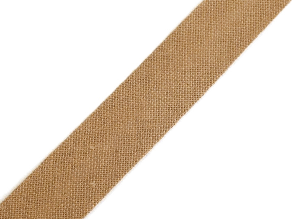 Schrägband baumwolle breite 14 mm gefalzt - Grau (25 Meter)