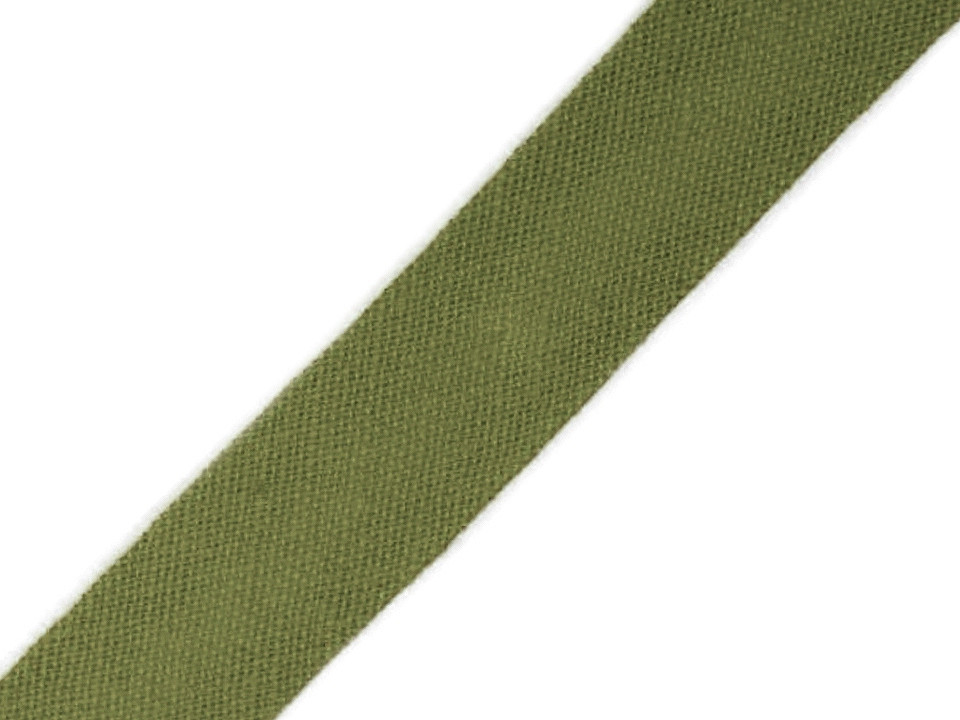 Schrägband baumwolle breite 14 mm gefalzt - Grau (25 Meter)