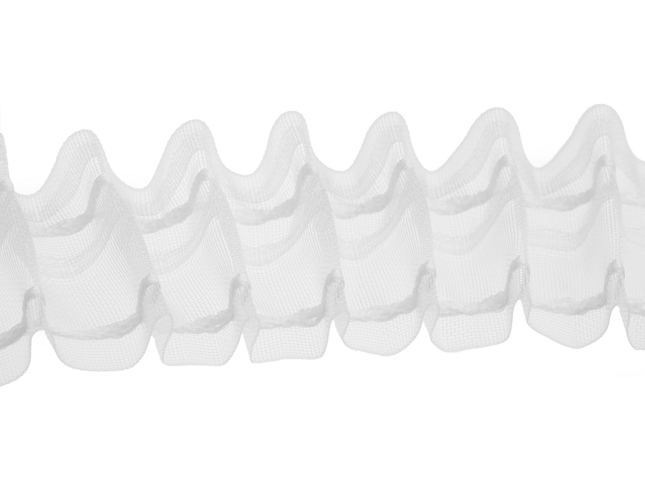 Gardinenband bleistiftfalten breite 50 mm - Transparent (50 Meter)