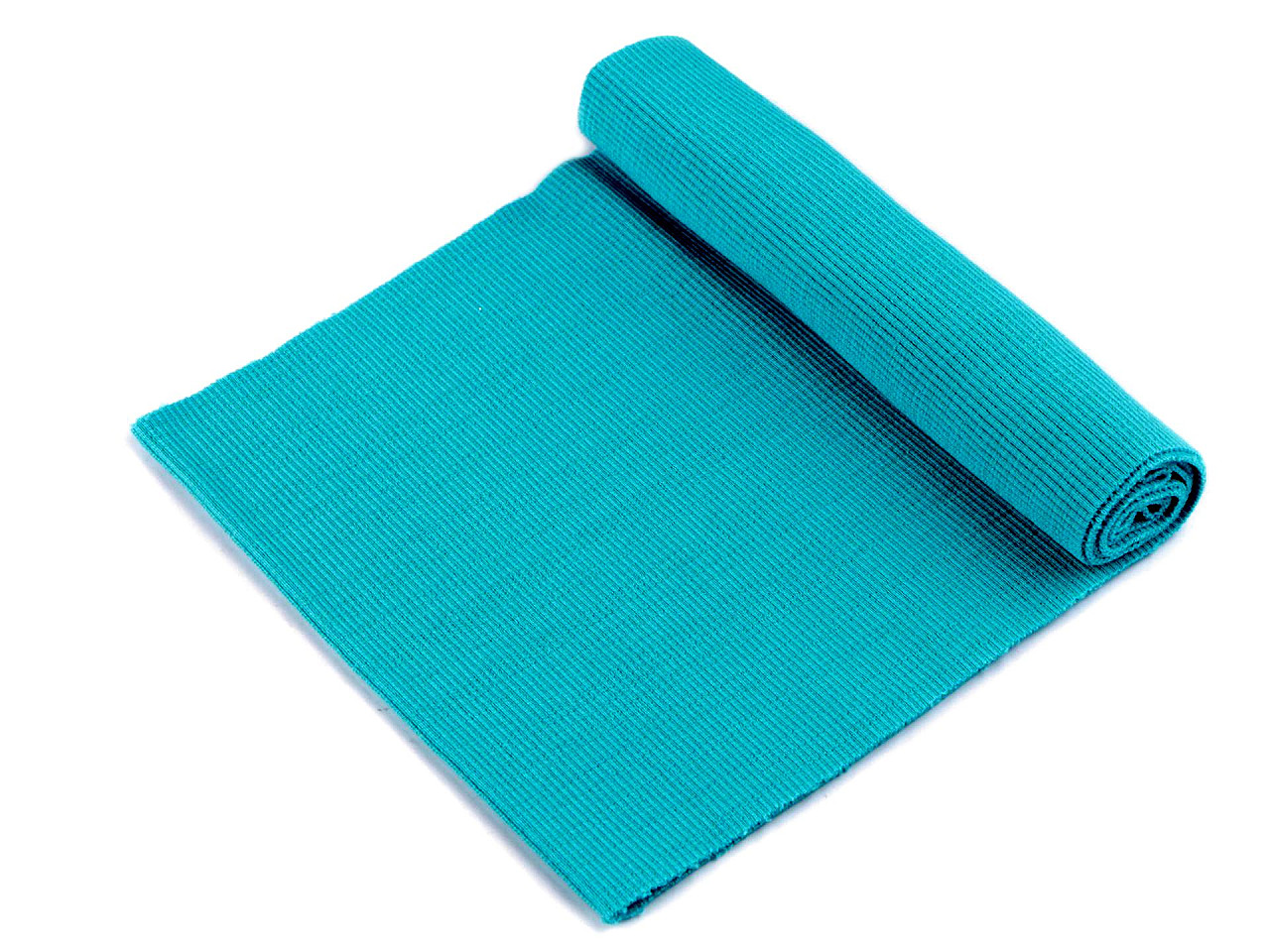 Elastischer baumwollgestrick gerippt – tunnel 16 x 80 cm - Puderig (1 Stück)