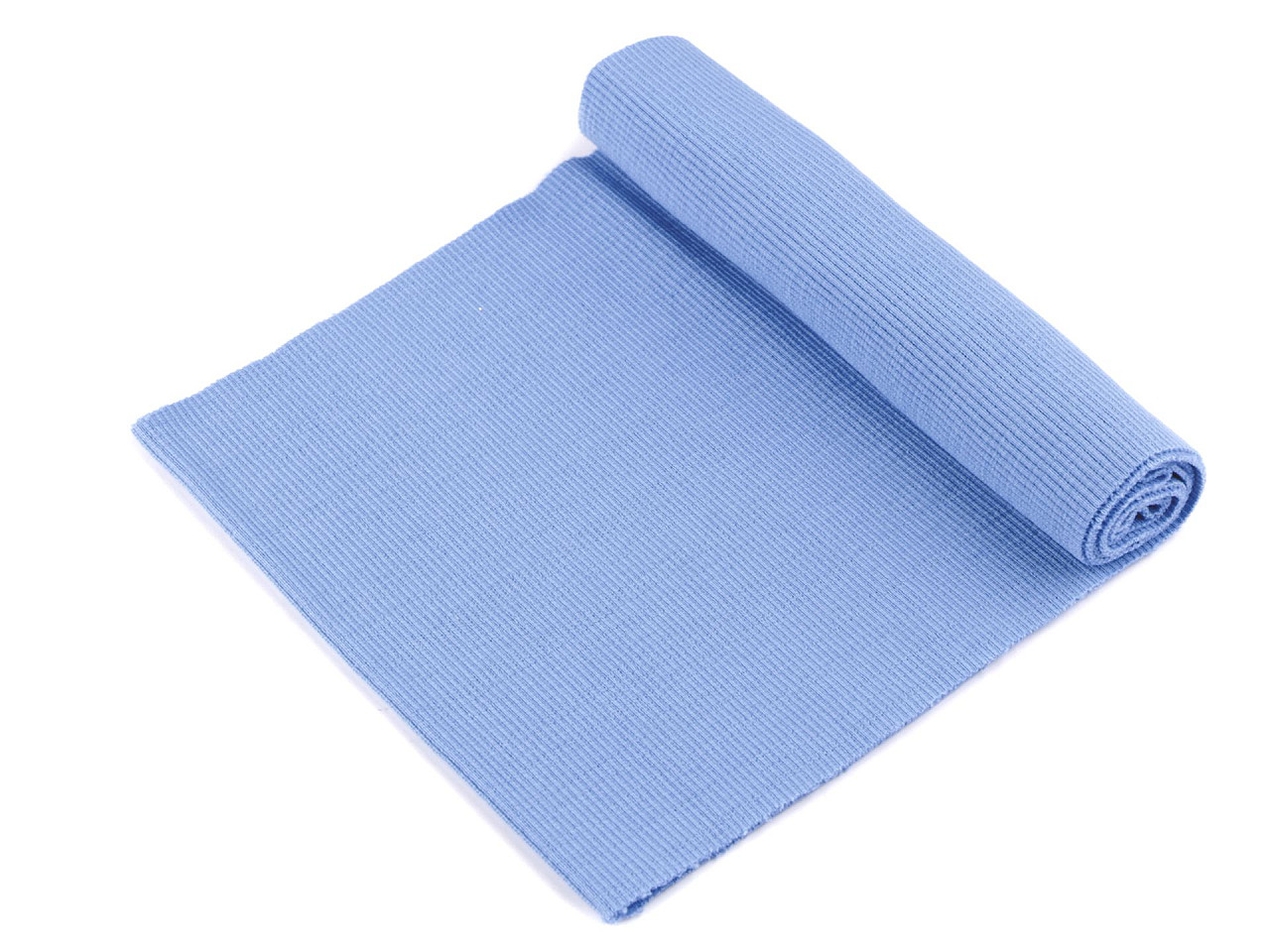 Elastischer baumwollgestrick gerippt – tunnel 16 x 80 cm - Puderig (1 Stück)