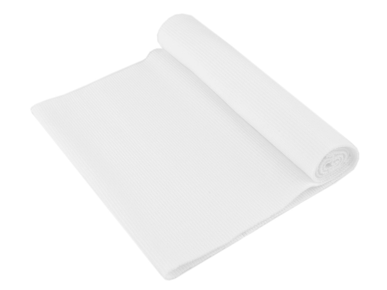 Elastischer baumwollgestrick gerippt – tunnel 16 x 80 cm - Puderig (1 Stück)