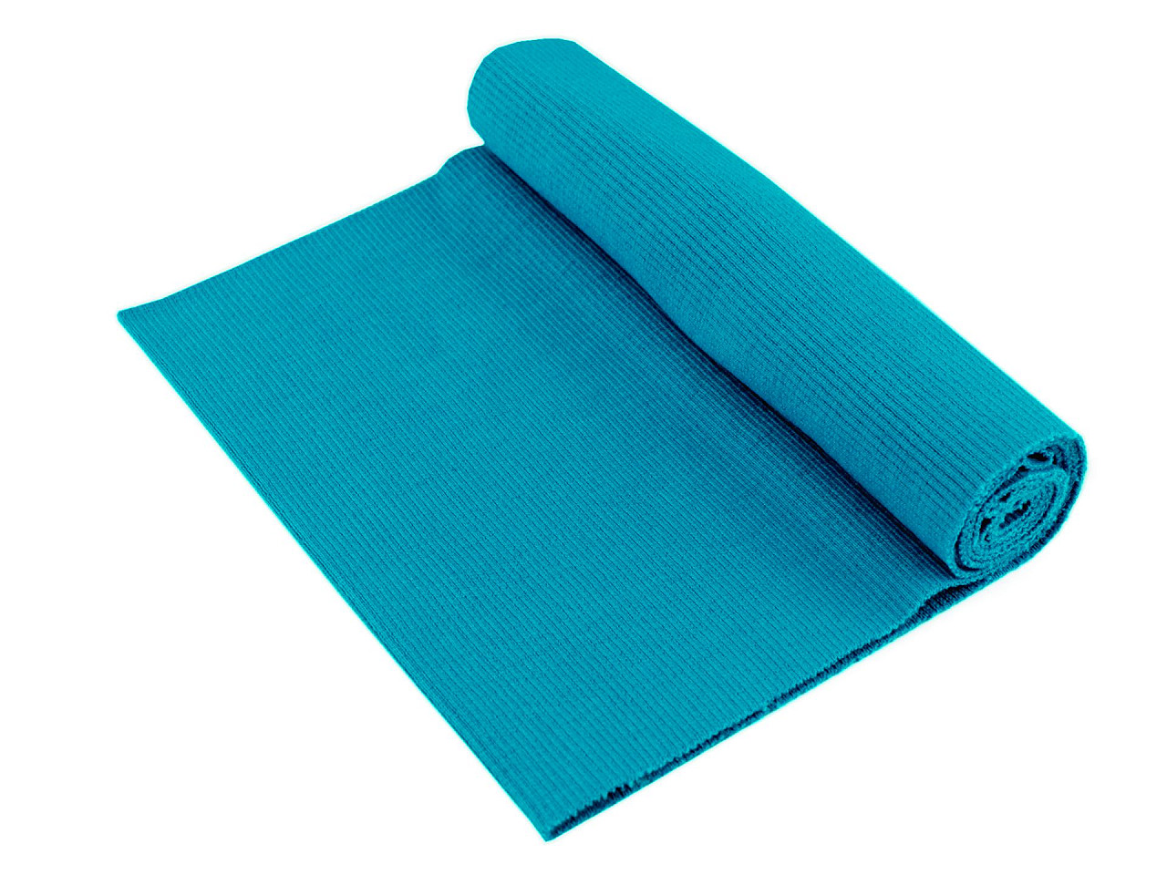 Elastischer baumwollgestrick gerippt – tunnel 16 x 80 cm - Puderig (1 Stück)