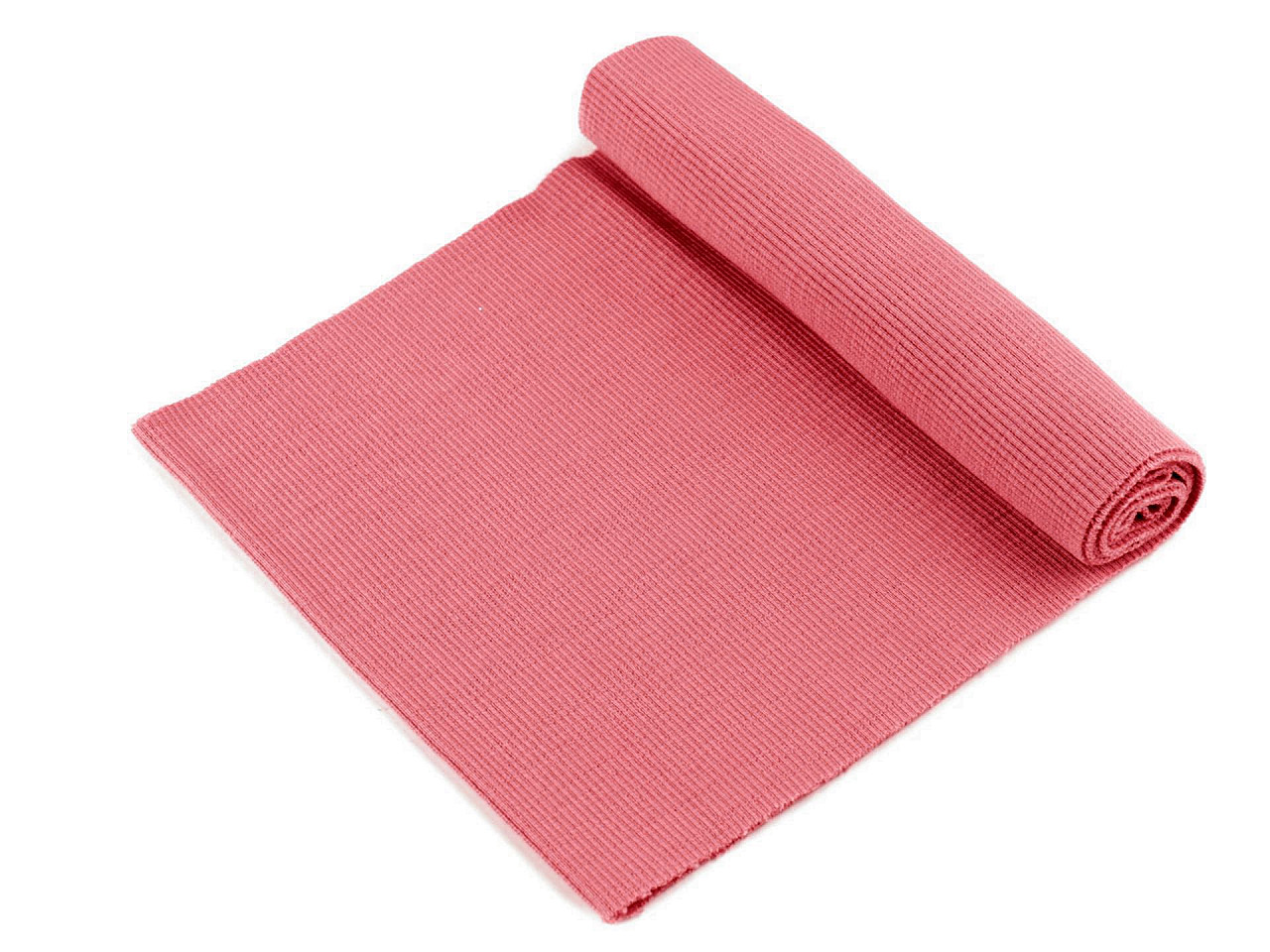 Elastischer baumwollgestrick gerippt – tunnel 16 x 80 cm - Puderig (1 Stück)