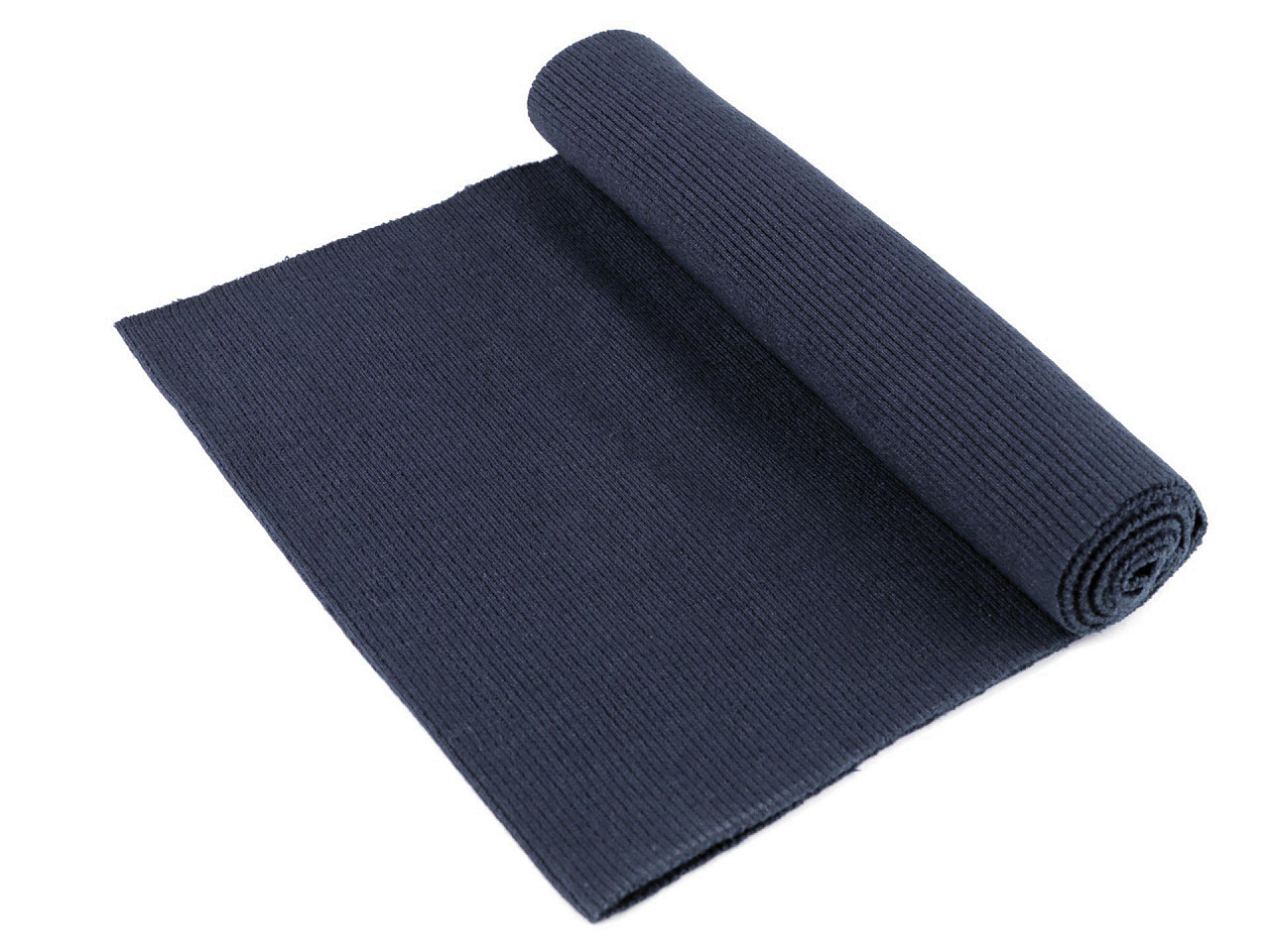 Elastischer baumwollgestrick gerippt – tunnel 16 x 80 cm - Puderig (1 Stück)