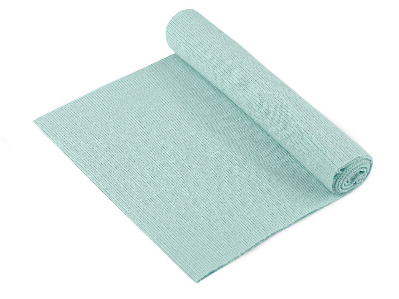 Elastischer baumwollgestrick gerippt – tunnel 16 x 80 cm - Puderig (1 Stück)