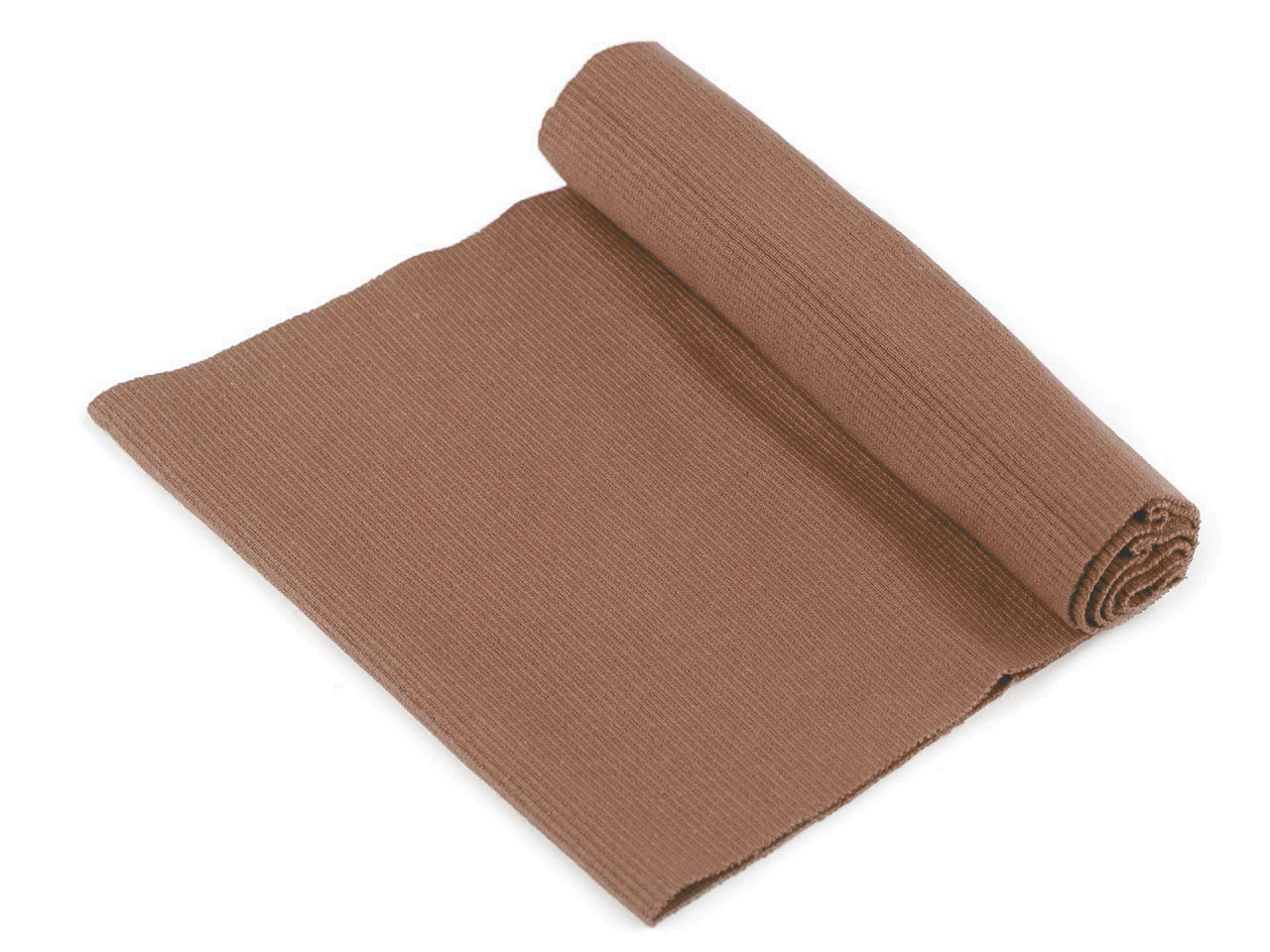 Elastischer baumwollgestrick gerippt – tunnel 16 x 80 cm - Puderig (1 Stück)