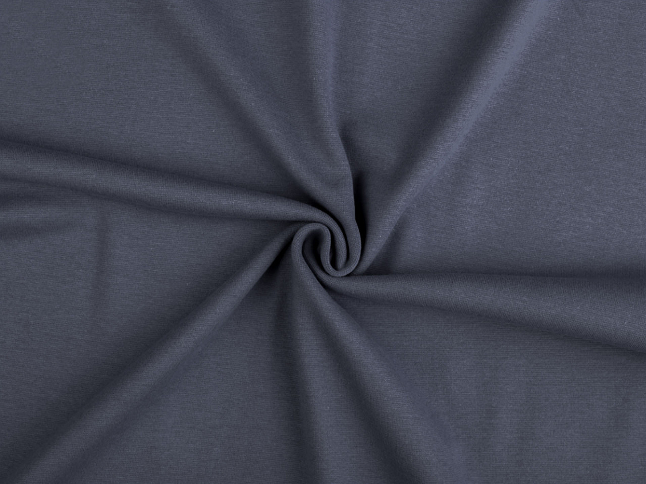 Elastischer baumwollstoff / strickstoff glatt - Dunkelblau (1 Meter)