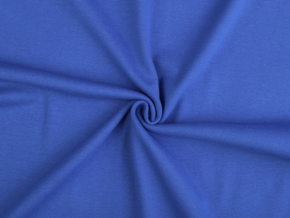 Elastischer baumwollstoff / strickstoff glatt - Dunkelblau (1 Meter)