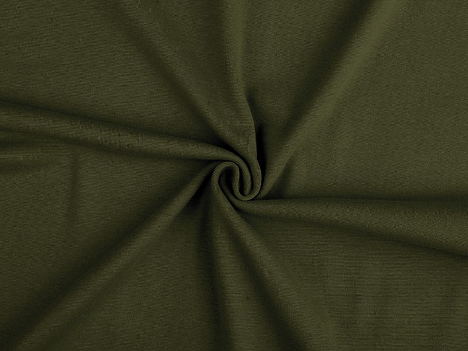 Elastischer baumwollstoff / strickstoff glatt - Dunkelblau (1 Meter)