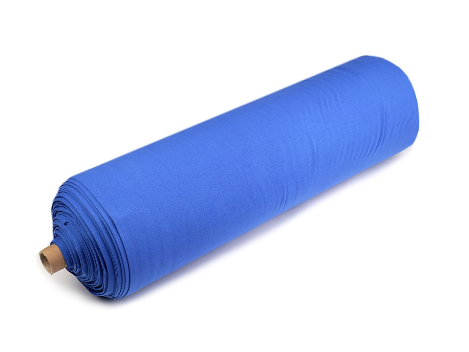 Elastischer baumwollstoff / strickstoff glatt - Dunkelblau (1 Meter)