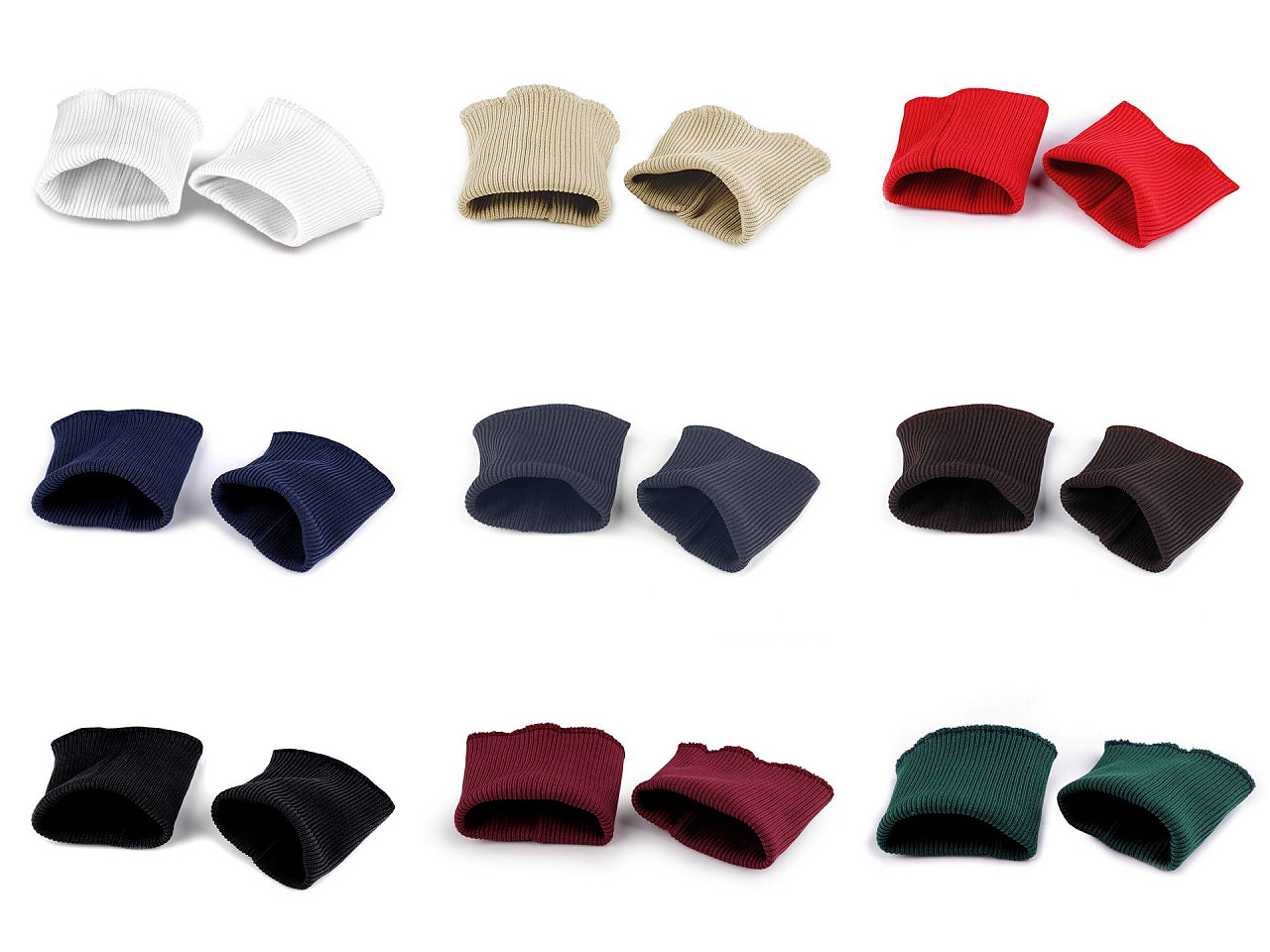 Bündchenstoff elastisch breite 7 cm - Dunkelblau (1 Paar)