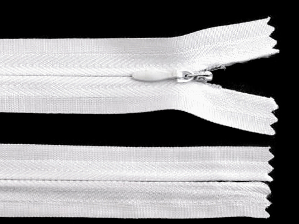 Spiralreißverschluss nr. 3 verdeckt, länge 60 cm - Grün (1 Stück)