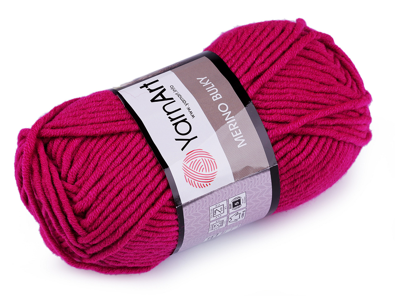 Strickgarn merino bulky 100 g - Grau hematit (1 Stück)