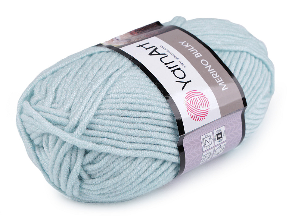 Strickgarn merino bulky 100 g - Grau hematit (1 Stück)