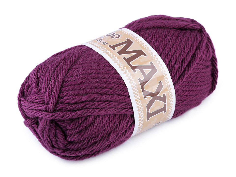 Strickgarn jumbo maxi 100 g - Rosarot-violet (1 Stück)