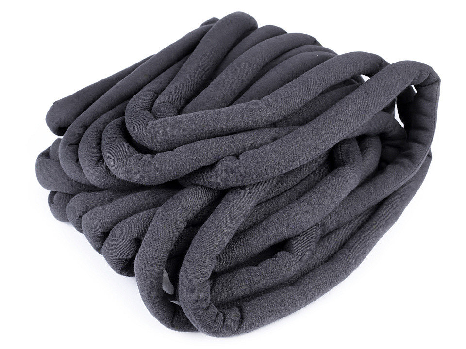 Hand stricken chunky garn dick 250g - Schwarz (1 Meter)