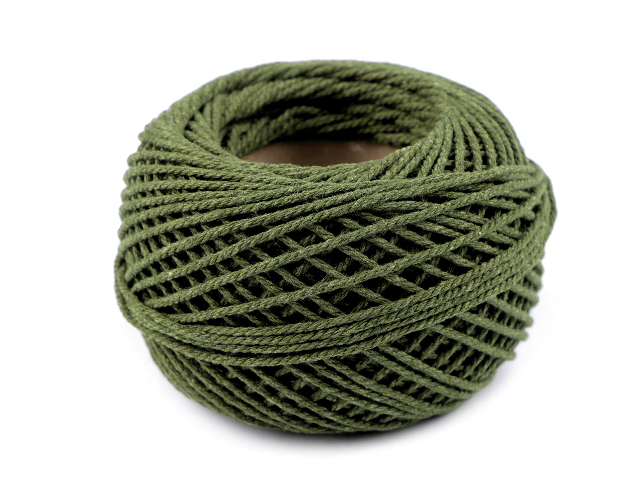 Baumwollgarn für makramee/zum häkeln, 40 g, entwirbar - Dunkelbeige (1 Stück)