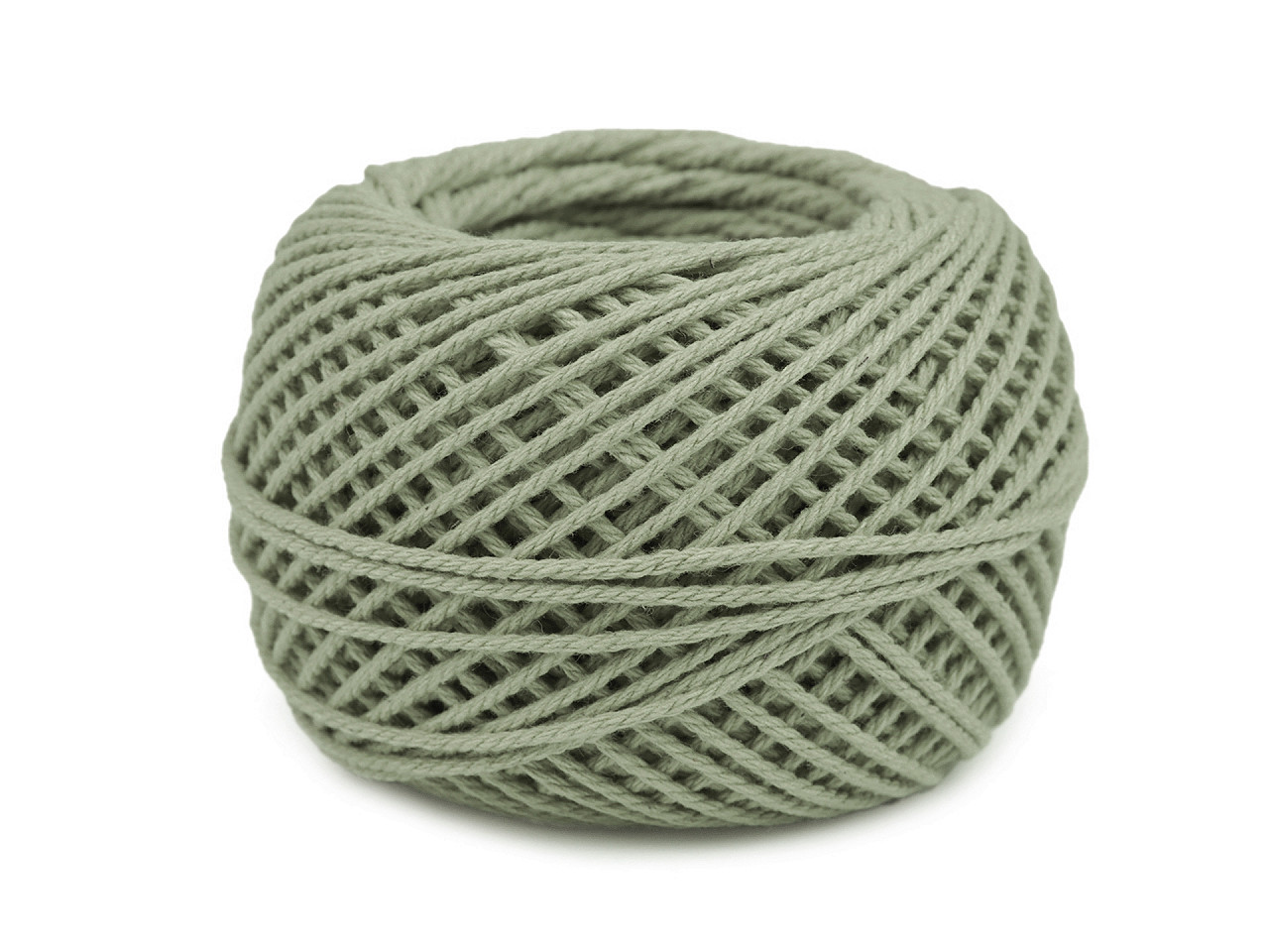 Baumwollgarn für makramee/zum häkeln, 40 g, entwirbar - Dunkelbeige (1 Stück)