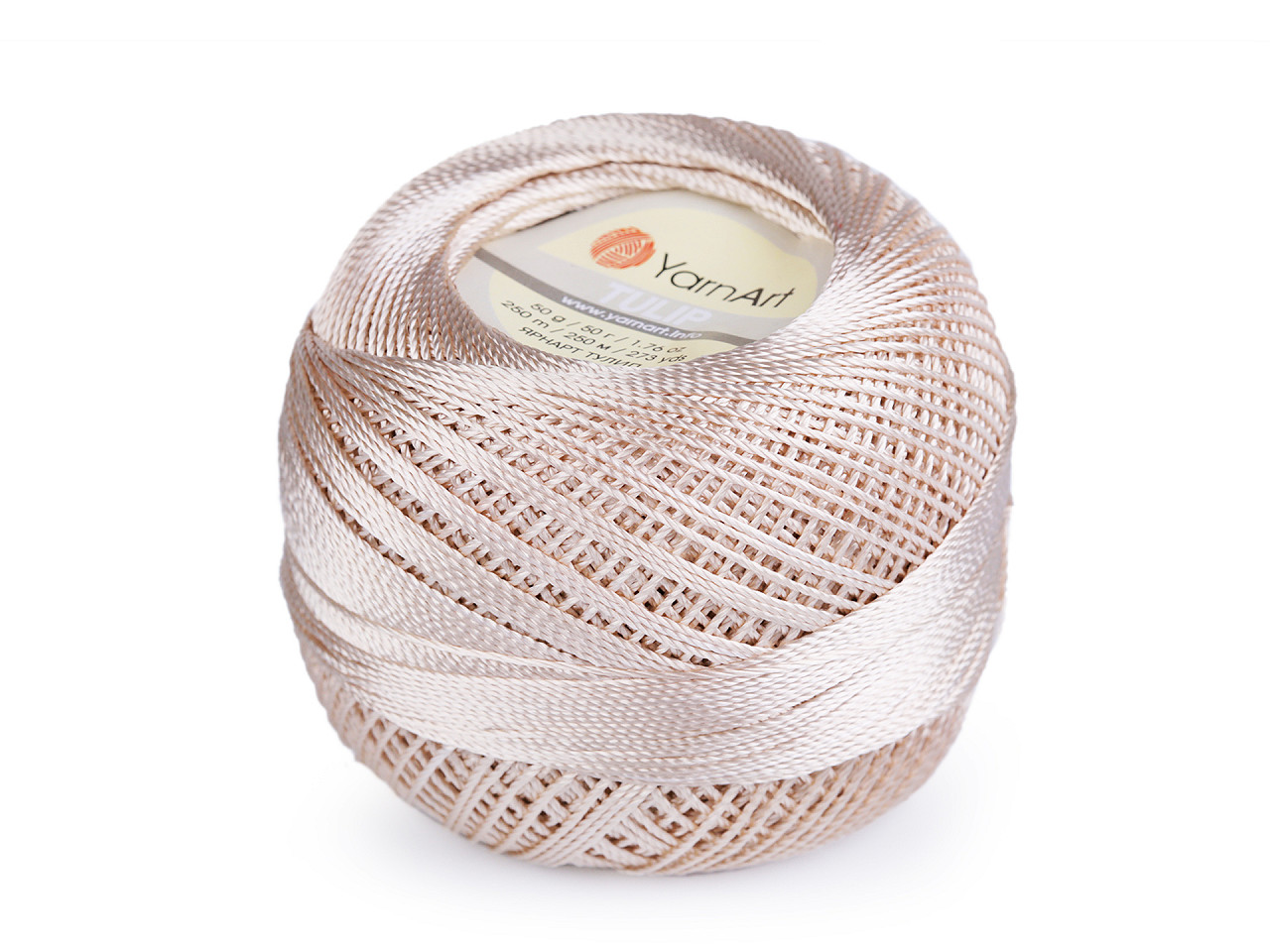 Häkelgarn tulip 50 g - Hell-créme (6 Stücke)