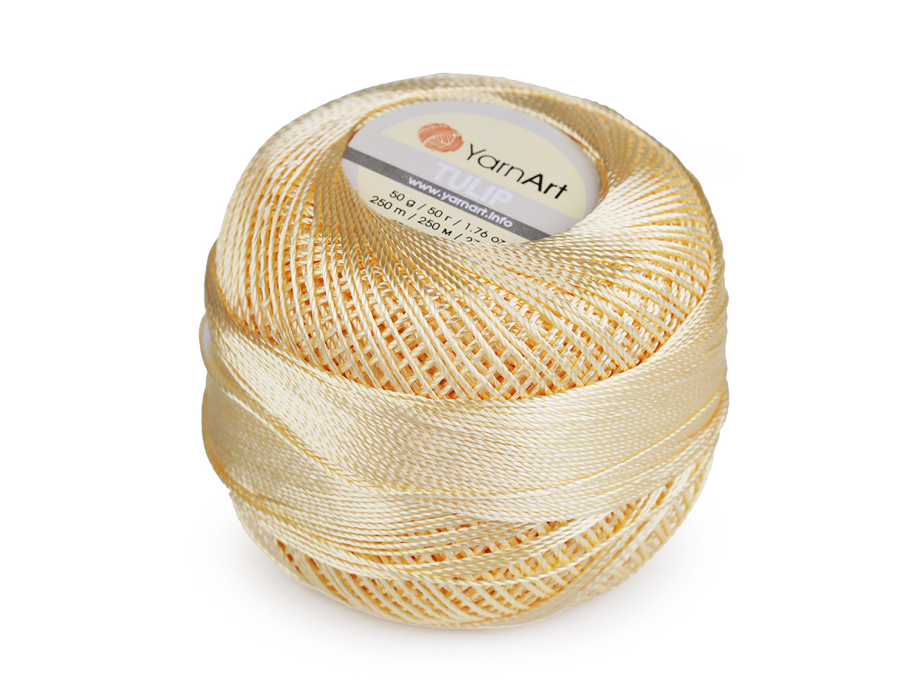 Häkelgarn tulip 50 g - Hell-créme (6 Stücke)