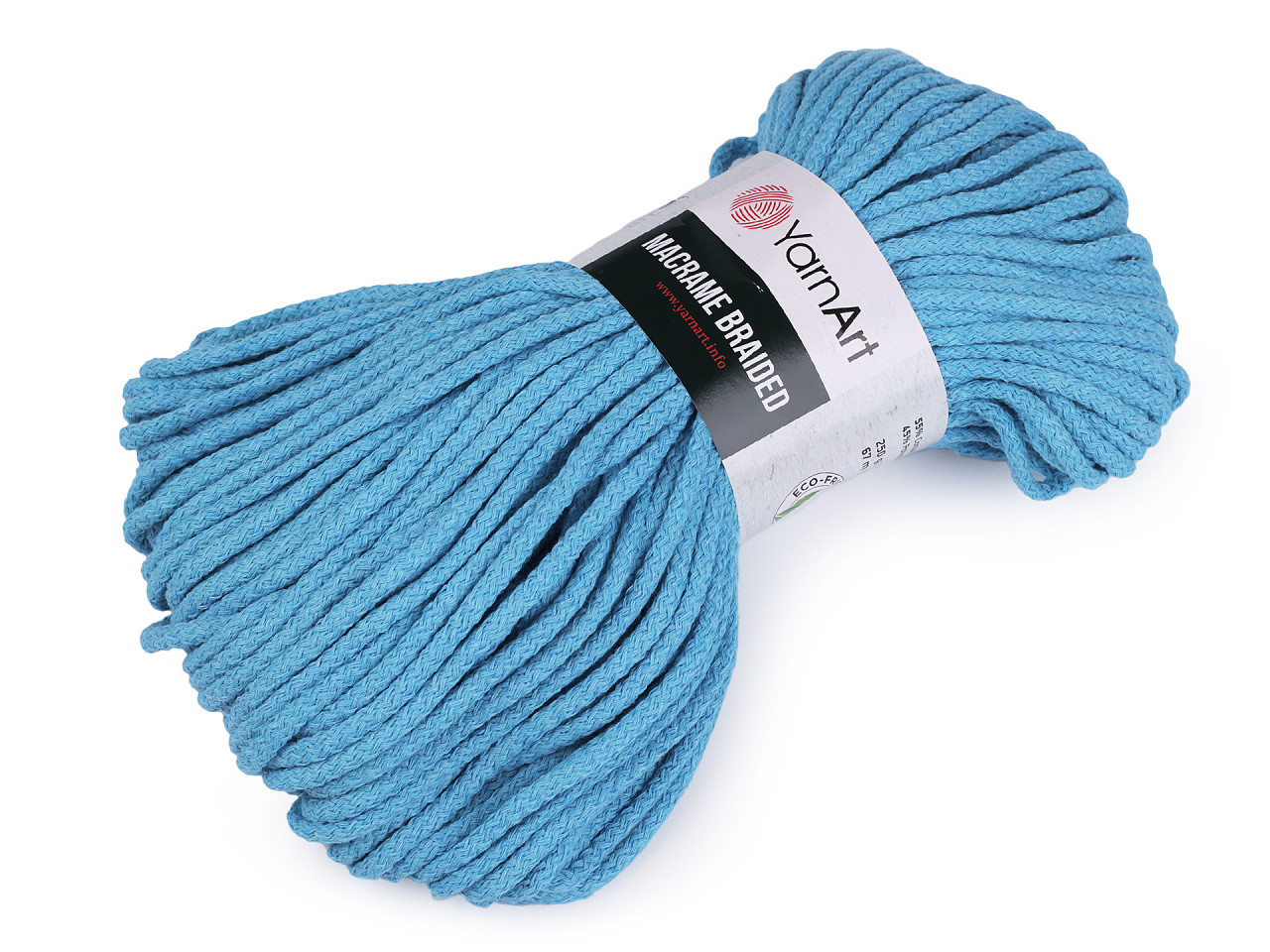 Strickgarn macrame braided 250 g - Créme sehr hell (1 Stück)