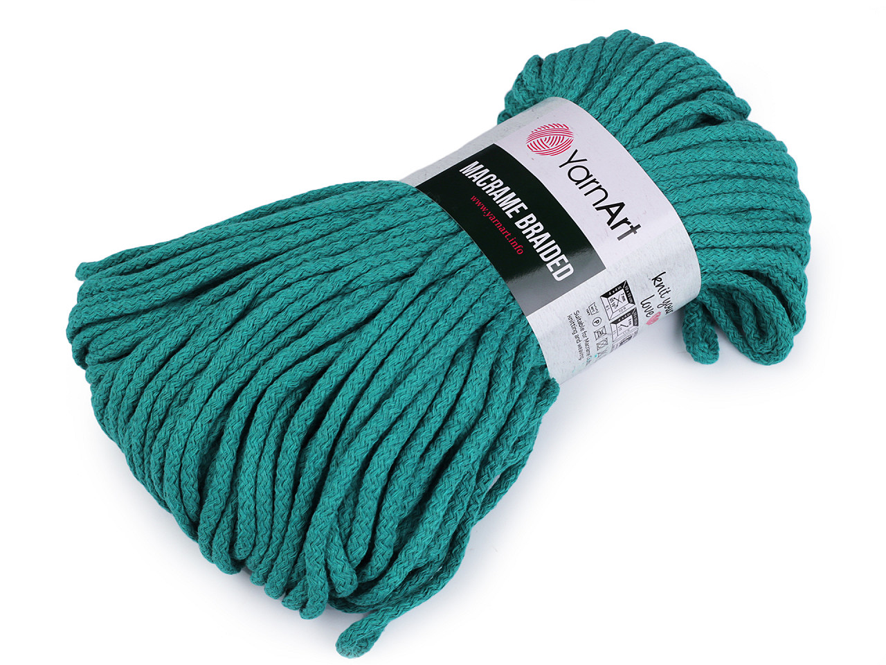 Strickgarn macrame braided 250 g - Créme sehr hell (1 Stück)