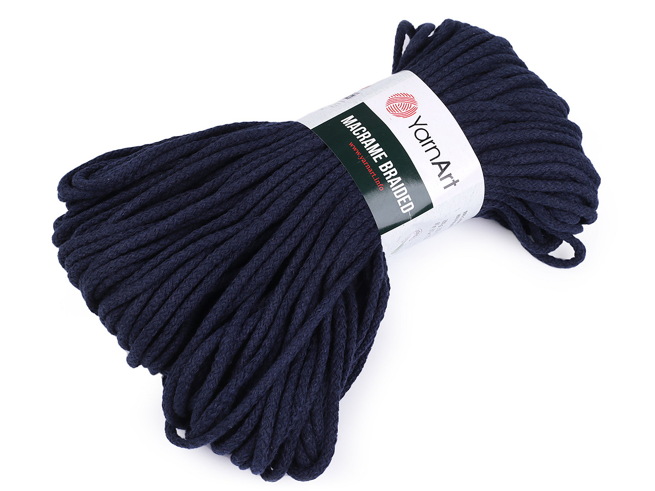 Strickgarn macrame braided 250 g - Créme sehr hell (1 Stück)