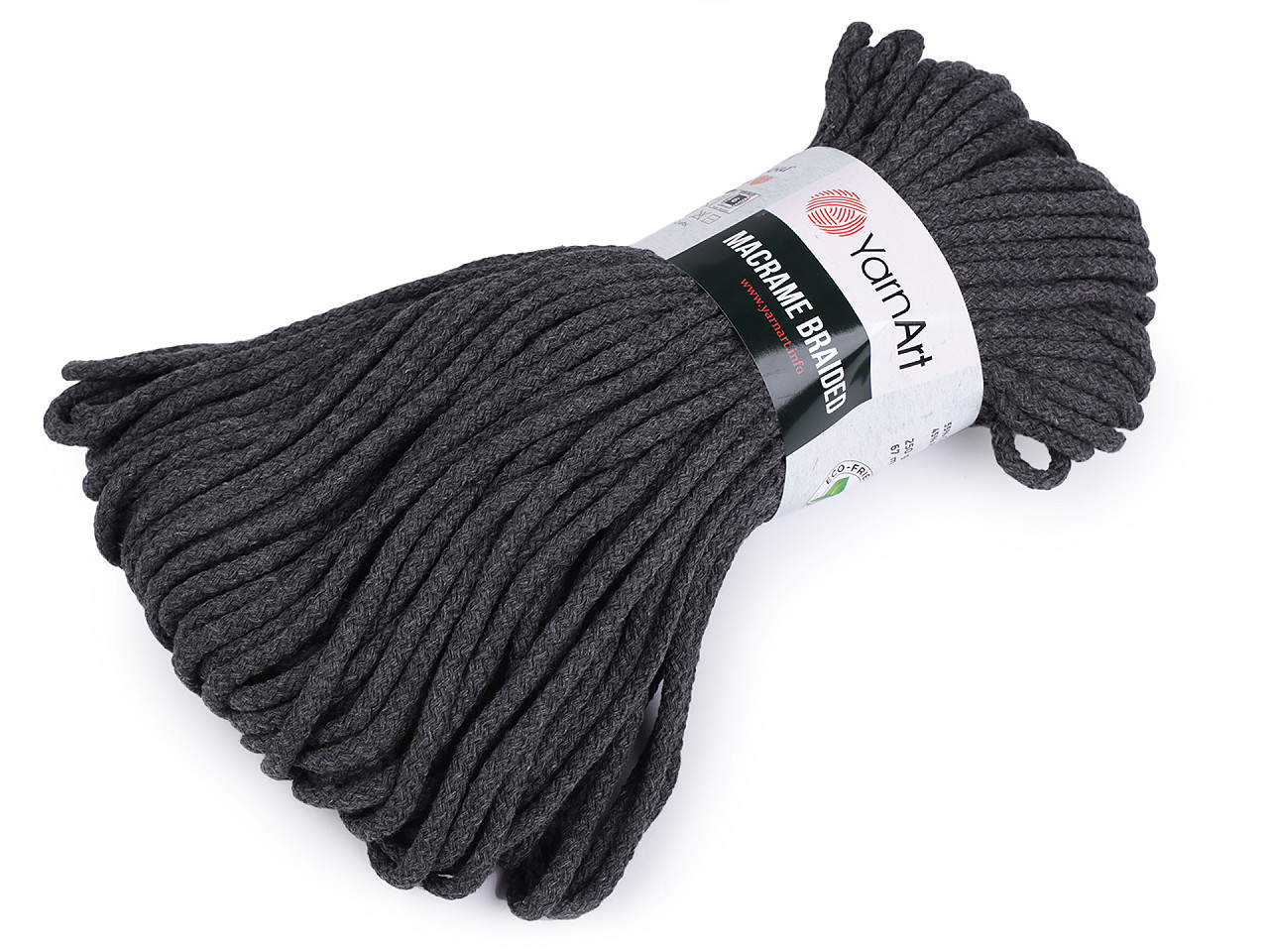 Strickgarn macrame braided 250 g - Créme sehr hell (1 Stück)