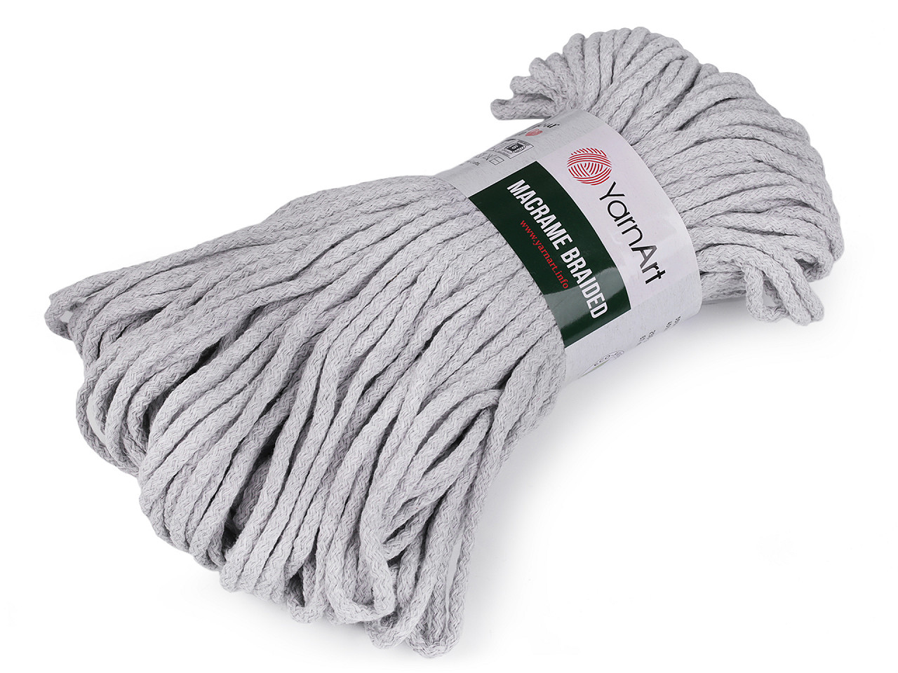 Strickgarn macrame braided 250 g - Créme sehr hell (1 Stück)