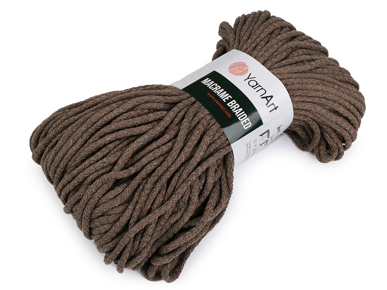 Strickgarn macrame braided 250 g - Créme sehr hell (1 Stück)