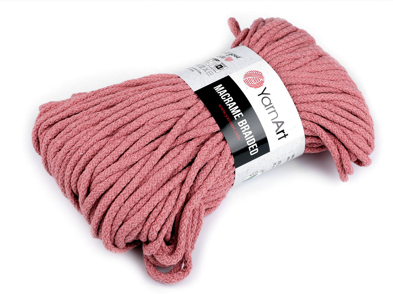 Strickgarn macrame braided 250 g - Créme sehr hell (1 Stück)
