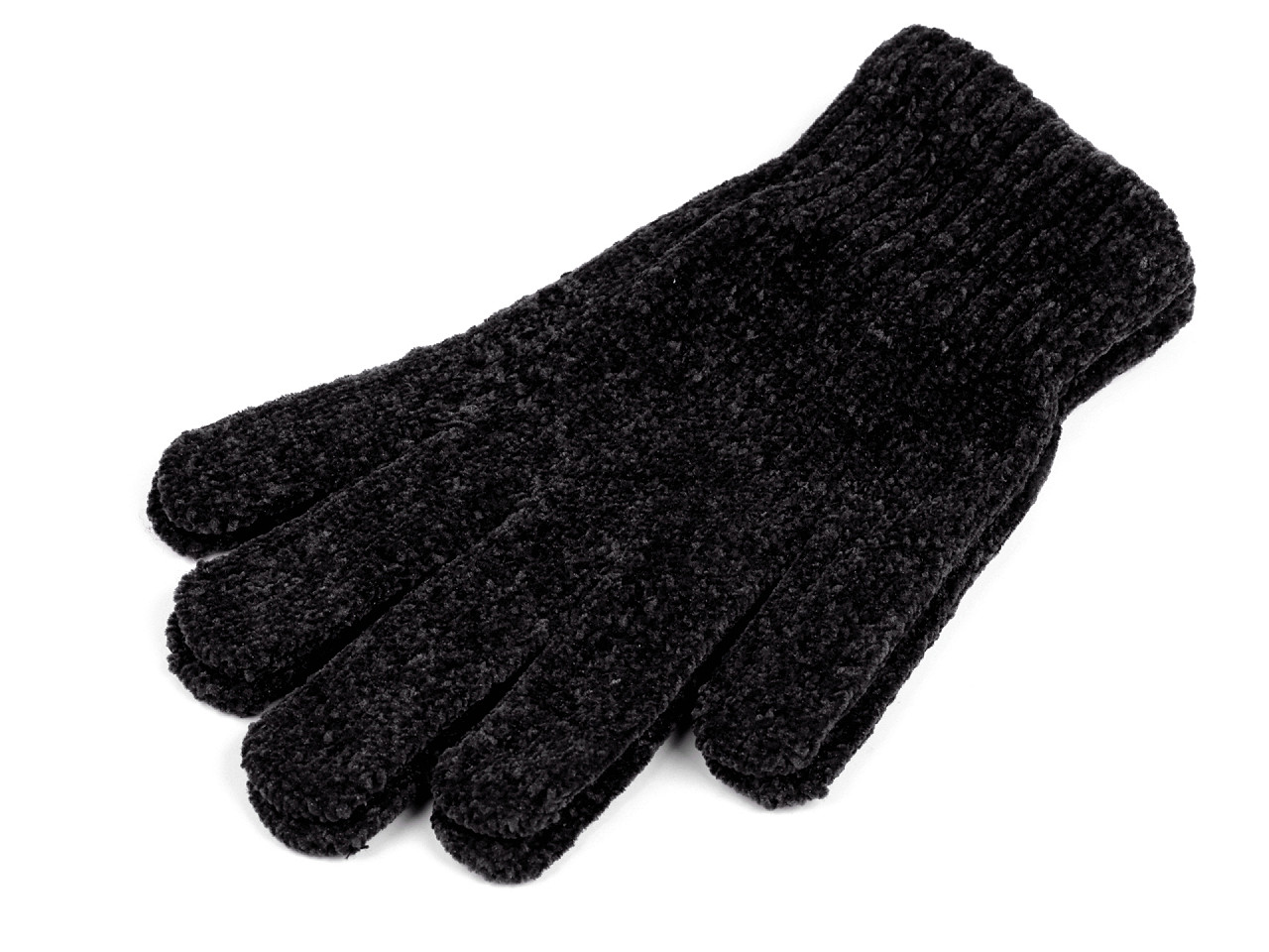 Chenille-handschuhe für herren - Dunkelblau (1 Paar)