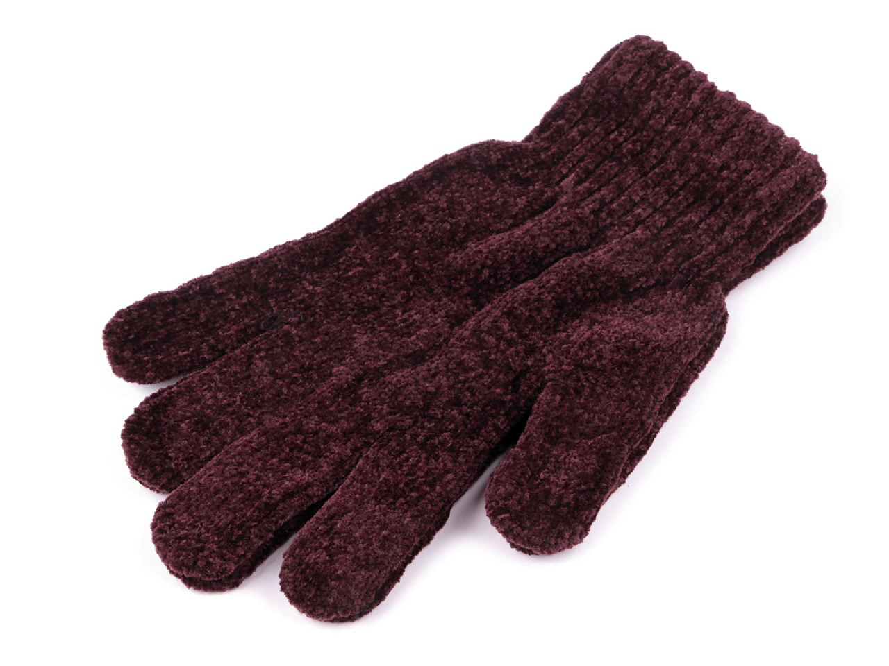 Chenille-handschuhe für herren - Dunkelblau (1 Paar)