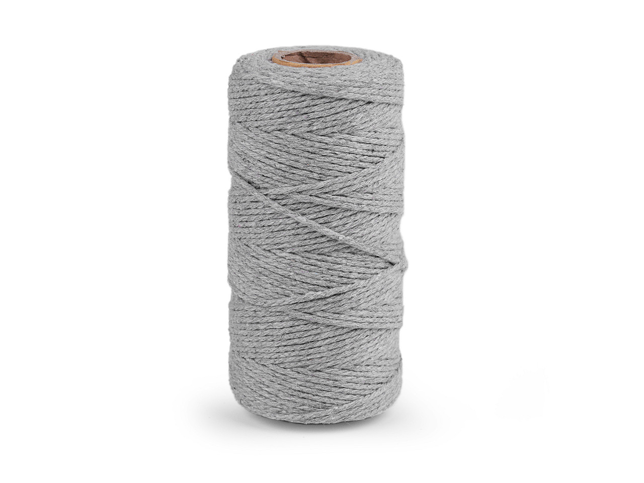 Baumwollgarn für makramee/zum häkeln, entwirbar - Bordeaux hell (1 Stück)