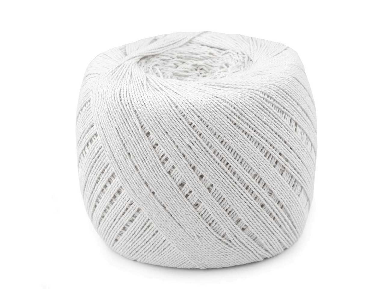 Baumwollgarn für makramee, ø 1,5–2 mm, entwirbar - Naturweiß (1 Stück)